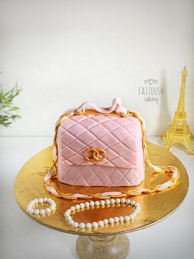 Chanel bag cake - Cake by Fattoush 