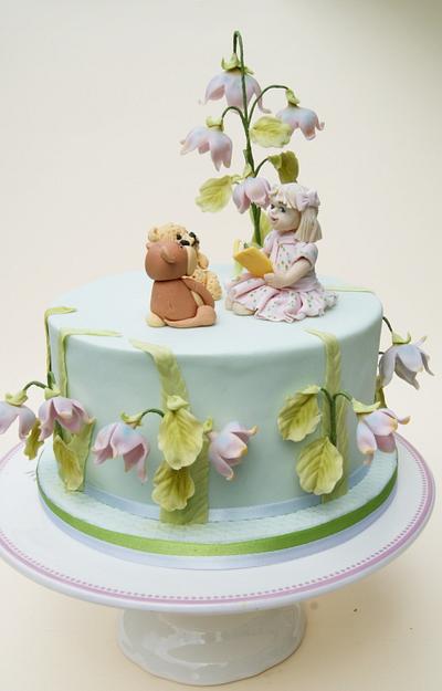 Little girl and teddies - Cake by Katarzynka