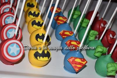 Superheroes cakepops - Cake by Daria Albanese