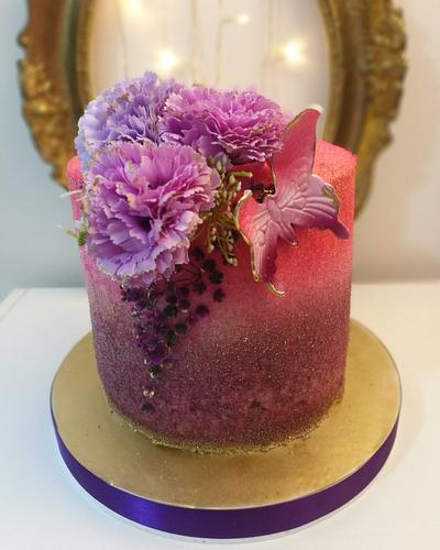 Beautiful ombre cake - Cake by AzraTorte