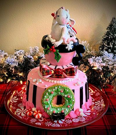 Grimm the Mouse Christmas Cake - Cake by Bethann Dubey