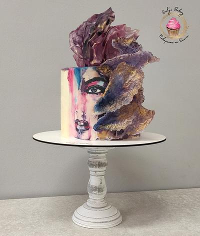 Painted cake - Cake by Emily's Bakery