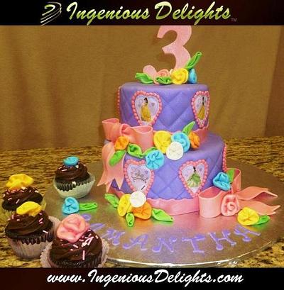 Disney Princesses Birthday Cake - Cake by Ingenious Delights