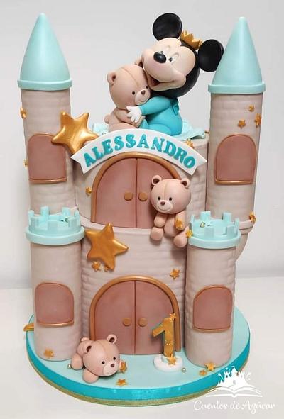 Mickey castle💕😊 - Cake by Melissa Ramirez