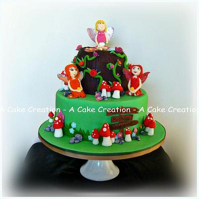 Three Fairies Birthday Cake - Cake by A Cake Creation