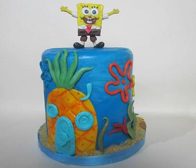 Spongebob Cake - Cake by Delicious Sparkly Cakes