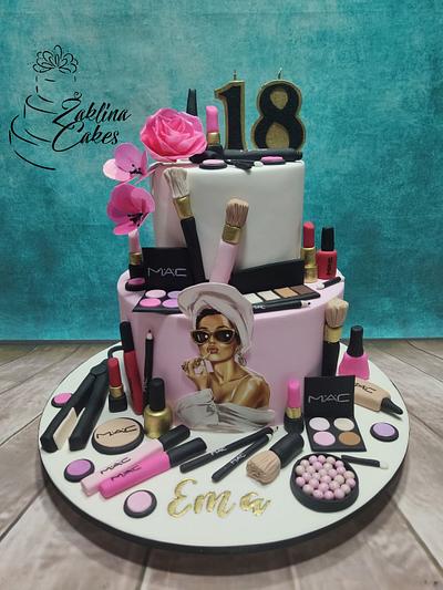 Makeup Cake - Cake by Zaklina