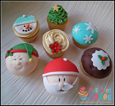 Christmas Cupcakes  - Cake by Dollybird Bakes