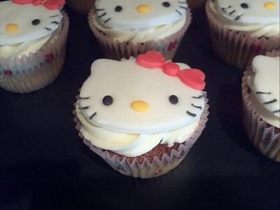 kitty cupcakes - Cake by FancyBakes