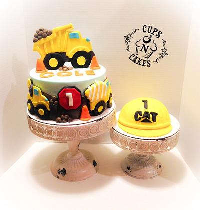 Under construction - Cake by Cups-N-Cakes 