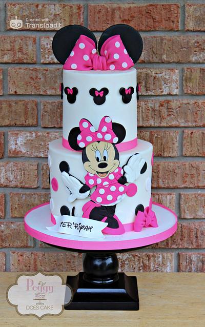 Minnie Birthday Cake - Cake by Peggy Does Cake