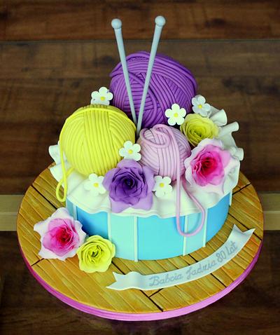 Knitting cake - Cake by Crumb Avenue