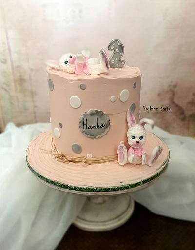 Bunnies:) - Cake by SojkineTorty