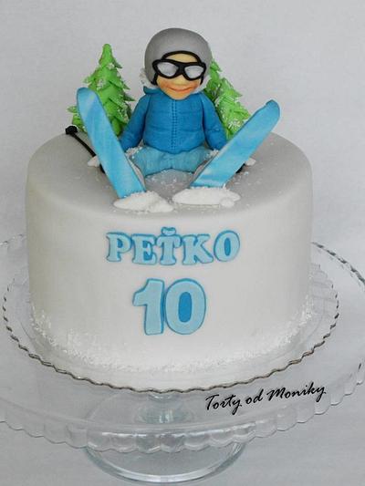 Little skier - Cake by m.o.n.i.č.k.a