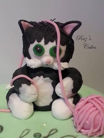 Cute Kitten Cake - Cake by RazsCakes
