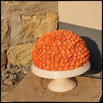 Simple Flower Cake - Cake by Lamputigu