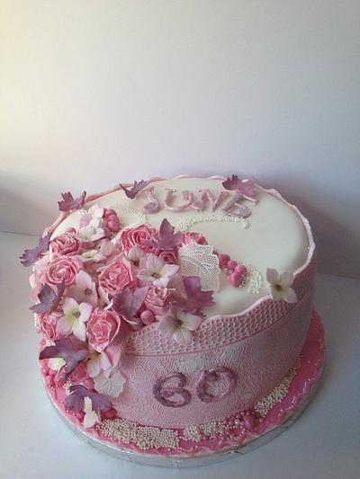 Happy 60th Birthday - Cake by Janet Harbon