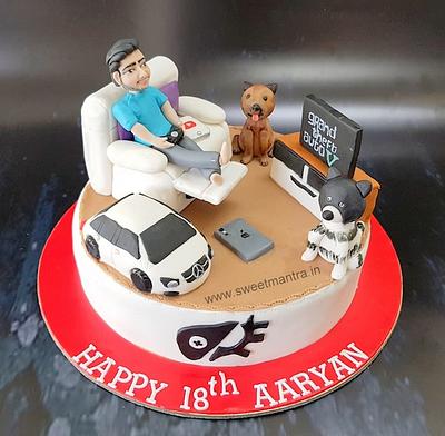 Custom cake for son - Cake by Sweet Mantra Homemade Customized Cakes Pune