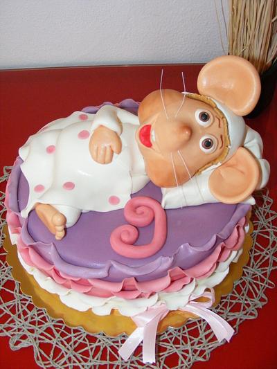 Sleepy Topo Gigio Cake - Cake by Margarida Matilde
