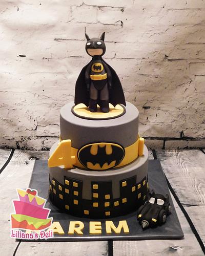 Batman cake - Cake by Liliana Vega