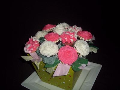 Cupcakes Flowers Bouquet!! - Cake by Bakemywaytoheaven