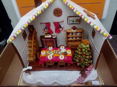 Gingerbread house - Cake by Teriely 
