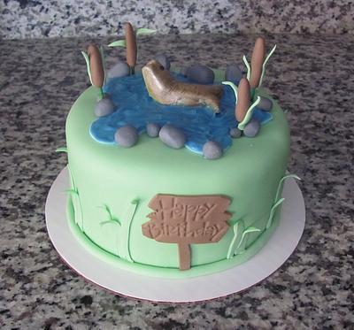 Fishing cake - Cake by Jaybugs_Sweet_Shop