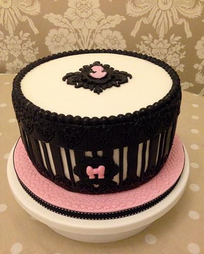 Hat box cake  - Cake by Samantha clark 