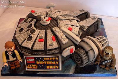 Millenium Falcon Lego Cake - Cake by Mother and Me Creative Cakes