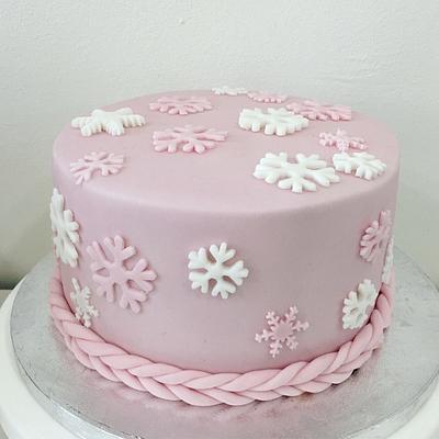 Pink Snow cake - Cake by Agnes Linsen