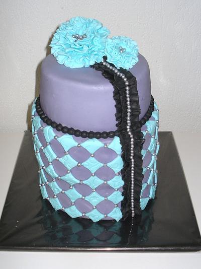 My own birthday cake. 25 cm high - Cake by Biby's Bakery