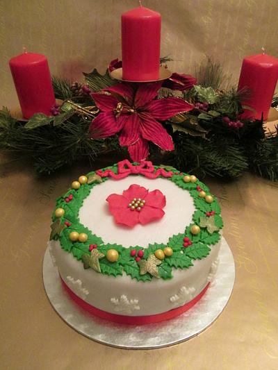 Christmas cake  - Cake by cherryblossomcakes