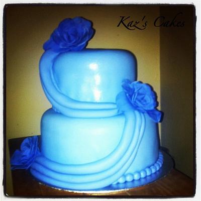 Roses & Drapes Cake - Cake by Karen