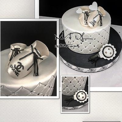 Baby shower Chanel  - Cake by Cindy Sauvage 