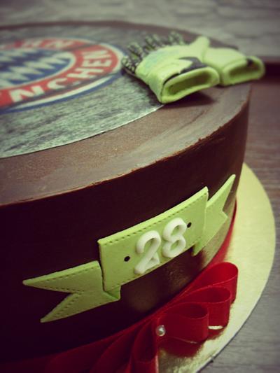 cake for a soccer player - Cake by timea
