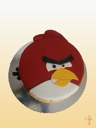 Angry bird cake - Cake by Make me a cake
