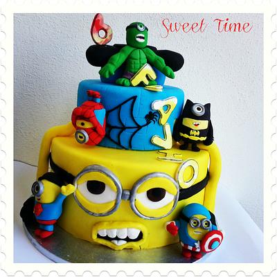 Minions Supereroi - Cake by SweetTime