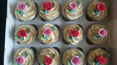 Rose garden cupcakes - Cake by Dylansnan