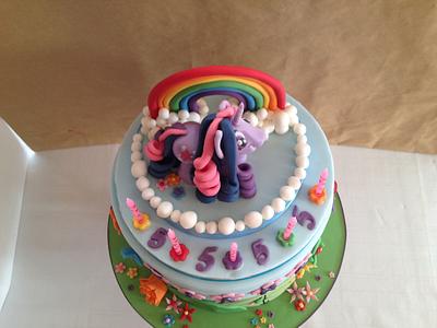 Tiana's My Little Pony - Cake by The Midnight Baker