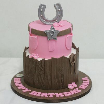 Cowgirl Cake - Cake by Savoursweet Cakes