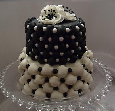 Miniature Tufted Billow Weave Cake - Cake by Linda Wolff
