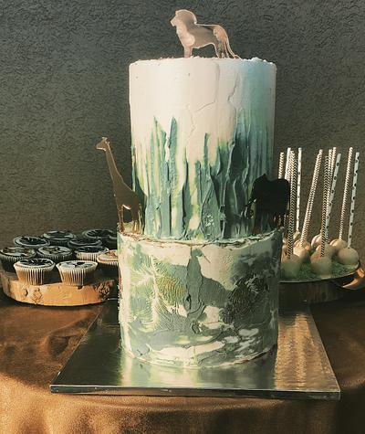 Jungle Cane 🌜✨🖤💚 - Cake by Ivona Jordaković