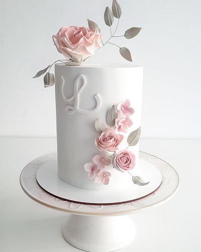 Birthday cake for Laura - Cake by Silvia Caballero