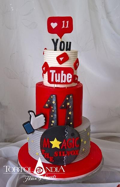 Youtube cake for Silvio - Cake by Tortolandia