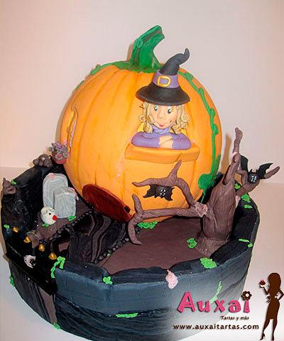 Halloween cake - Cake by Auxai Tartas