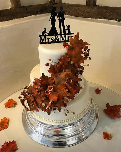 Autumn wedding - Cake by Jollyjilly
