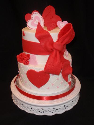 Valentine cake - Cake by jan14grands