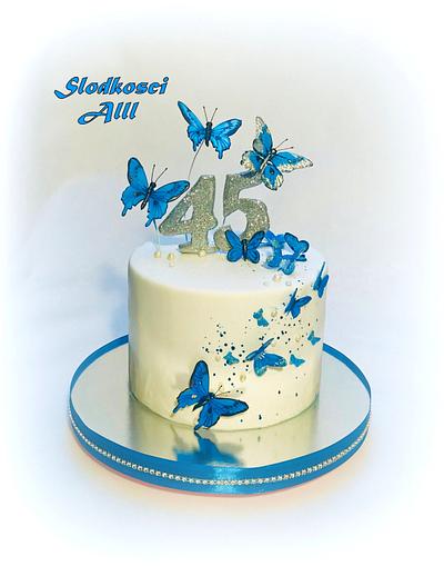 Butterflies cake - Cake by Alll 
