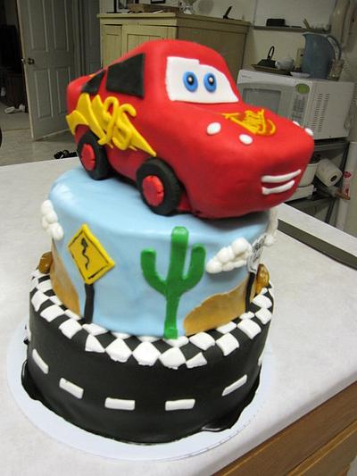 Cars birthday cake - Cake by jessieriddle
