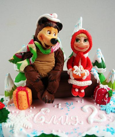 masha and the bear - Cake by Iliana Petrova